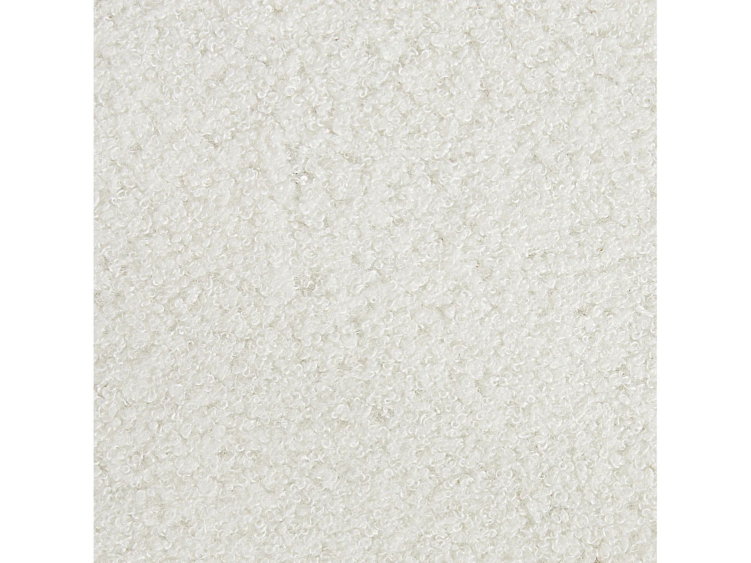 Lot de 2 chaises de salle à manger ALLISON Bouclé Blanc