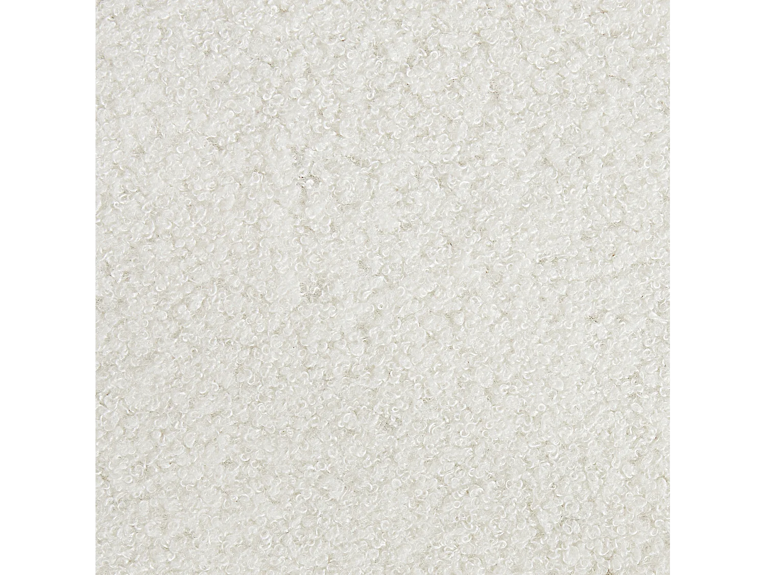 Lot de 2 chaises de salle à manger ALLISON Bouclé Blanc