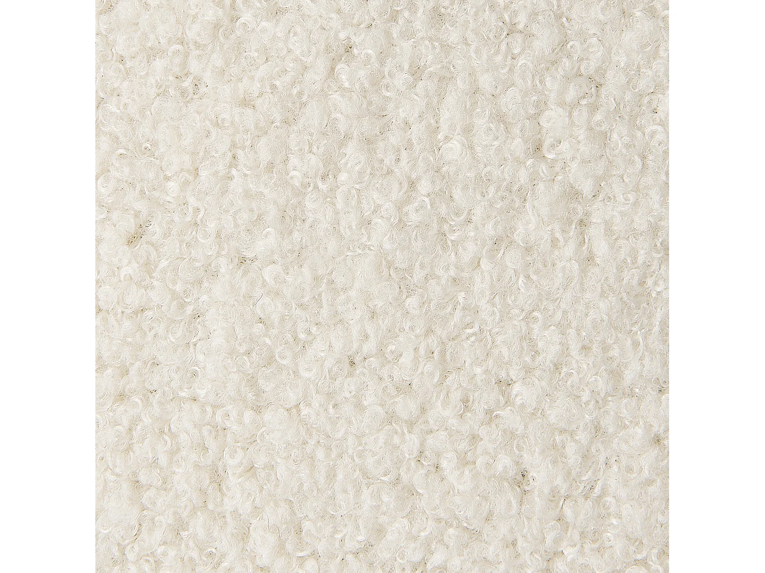 Conjunto de 2 cadeiras de jantar MASON Bouclé Branco creme
