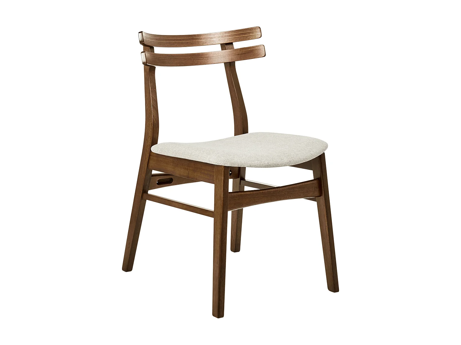 Lot de 2 chaises de salle à manger CYNTHIANA Bois Beige clair