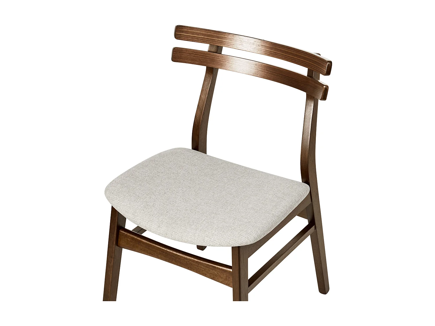 Lot de 2 chaises de salle à manger CYNTHIANA Bois Beige clair
