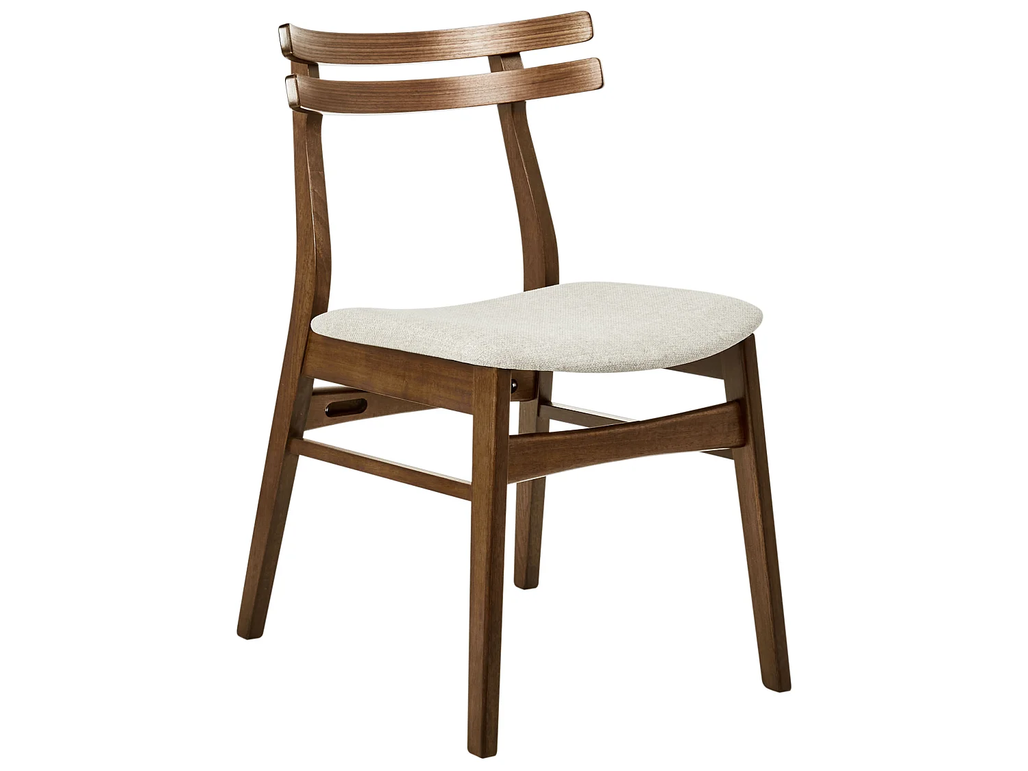 Lot de 2 chaises de salle à manger CYNTHIANA Bois Beige clair