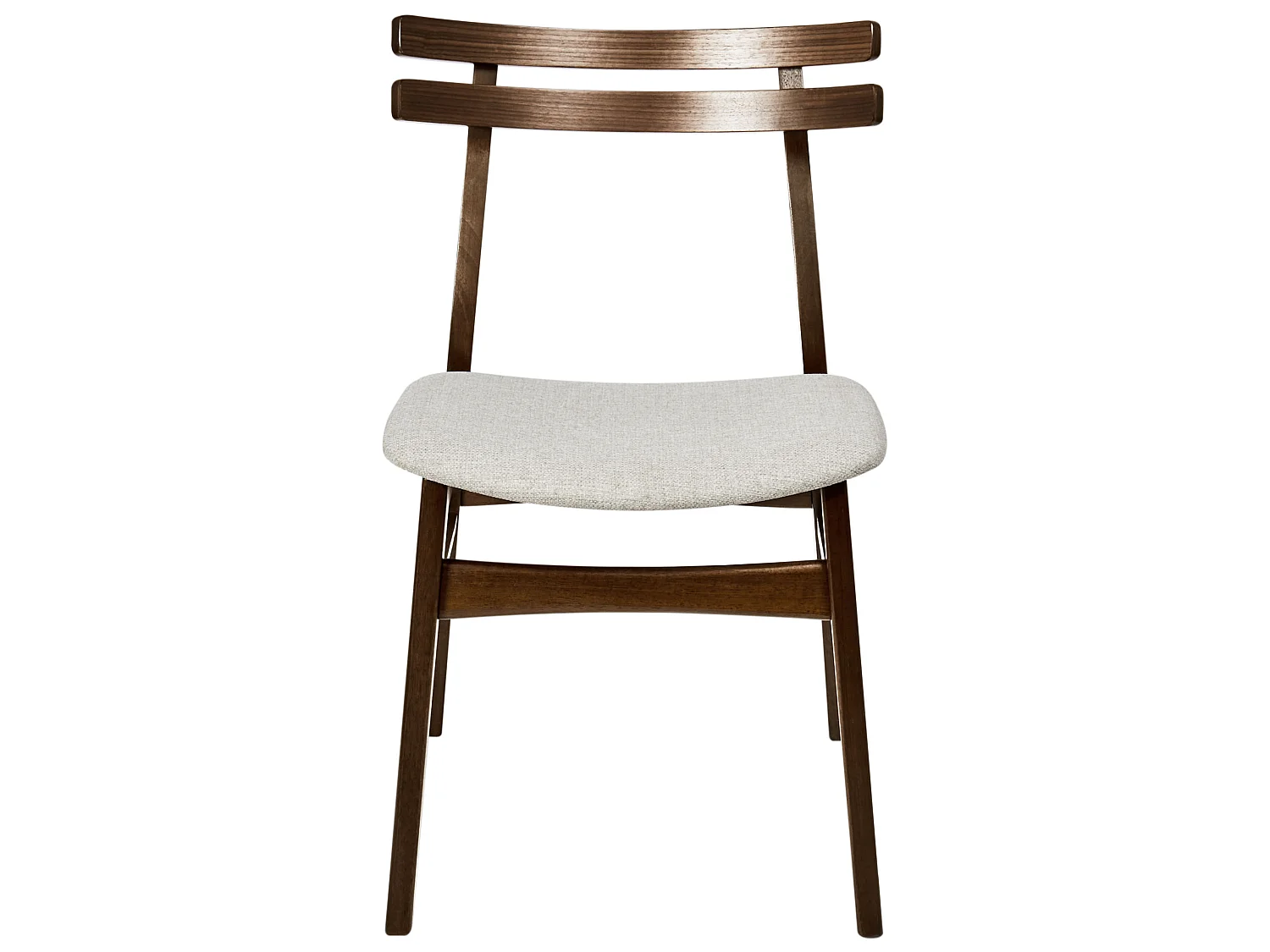 Lot de 2 chaises de salle à manger CYNTHIANA Bois Beige clair