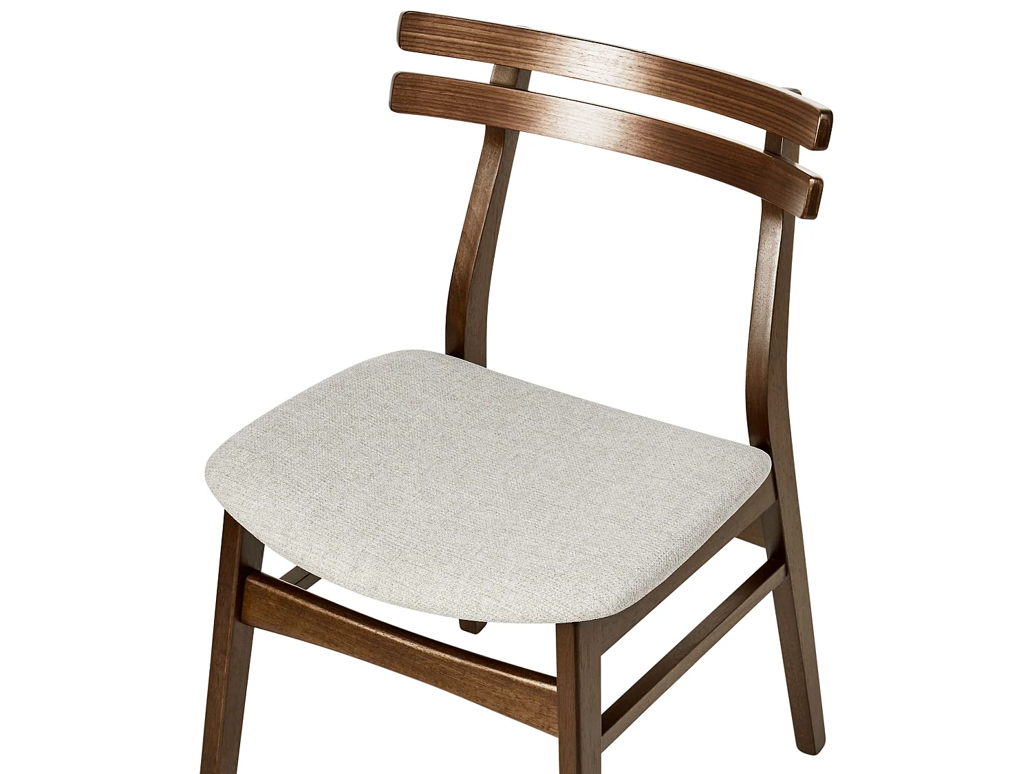Lot de 2 chaises de salle à manger CYNTHIANA Bois Beige clair