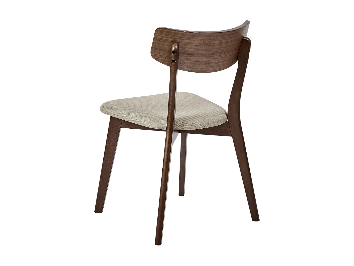 Set van 2 eetkamerstoelen HOPE Hout Lichtbeige