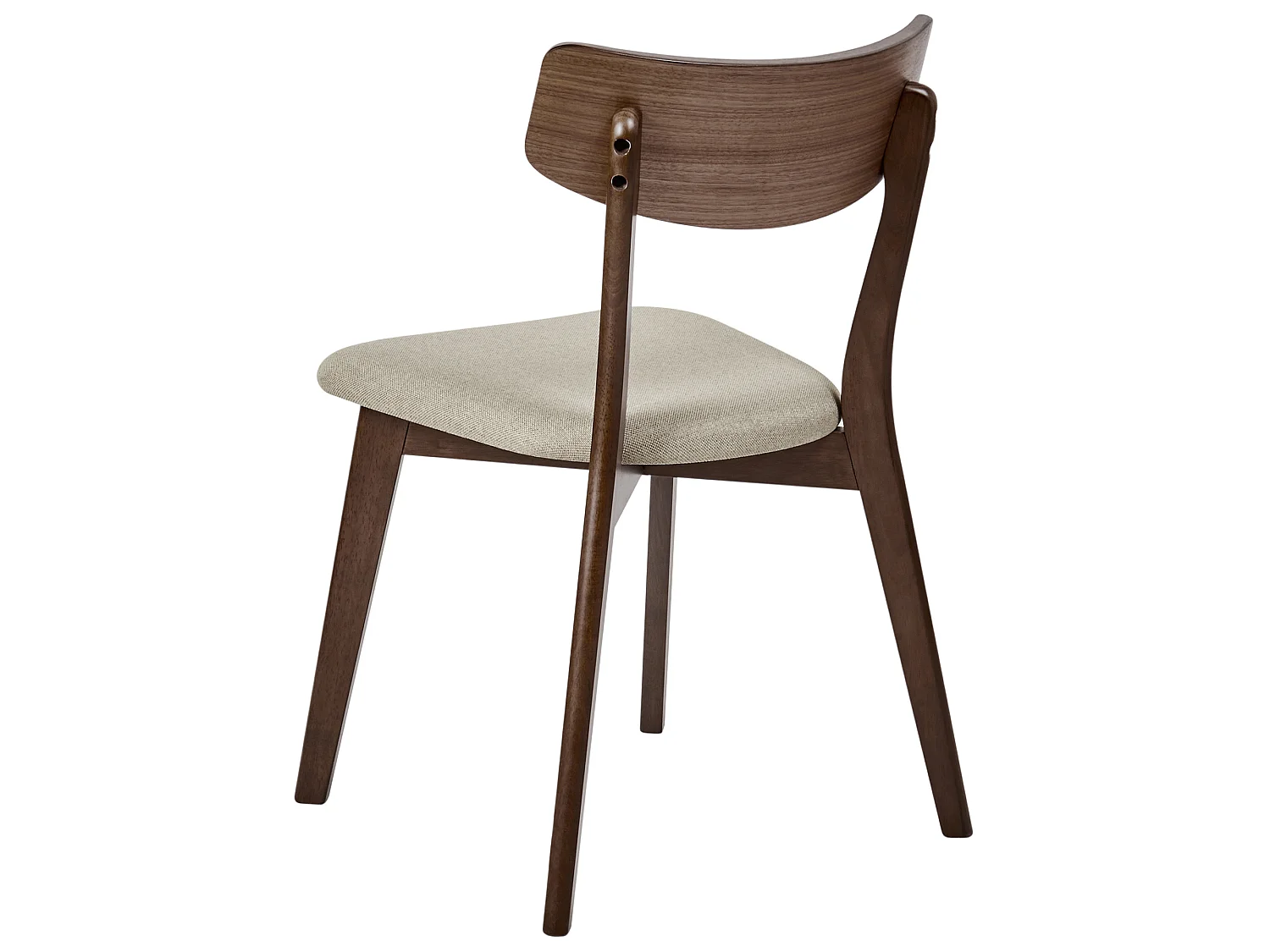Set van 2 eetkamerstoelen HOPE Hout Lichtbeige
