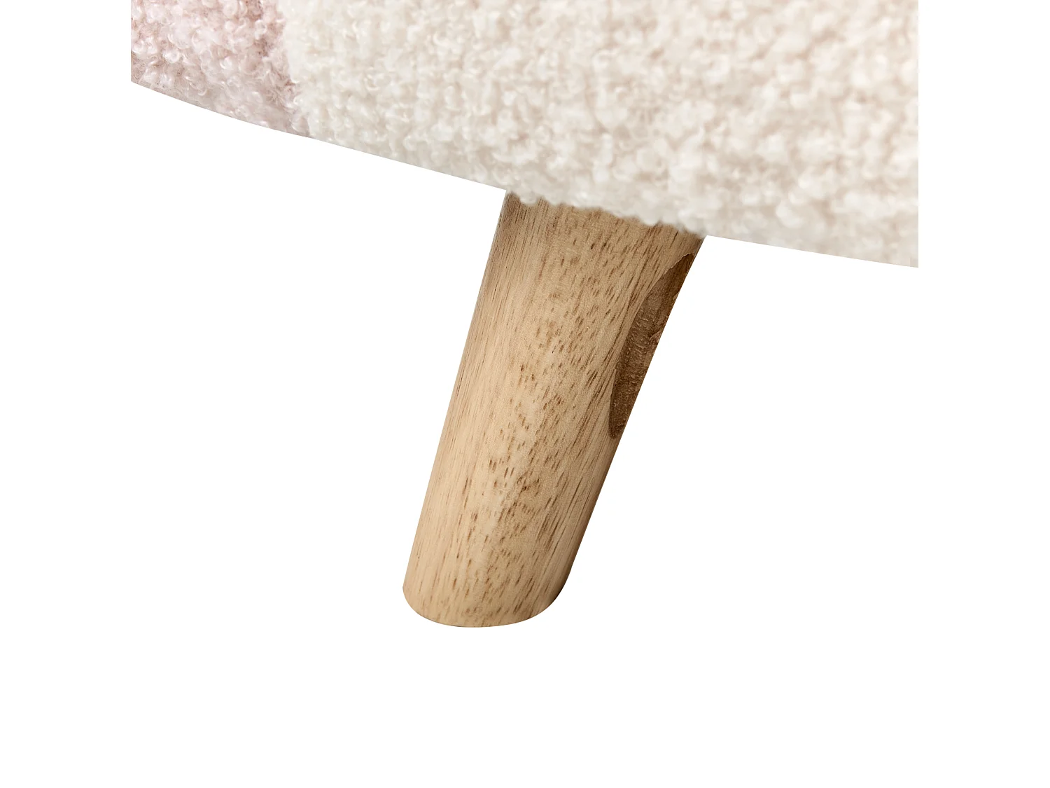 Fauteuil pour enfants Arc-en-ciel OMBO Bouclé Rose pastel