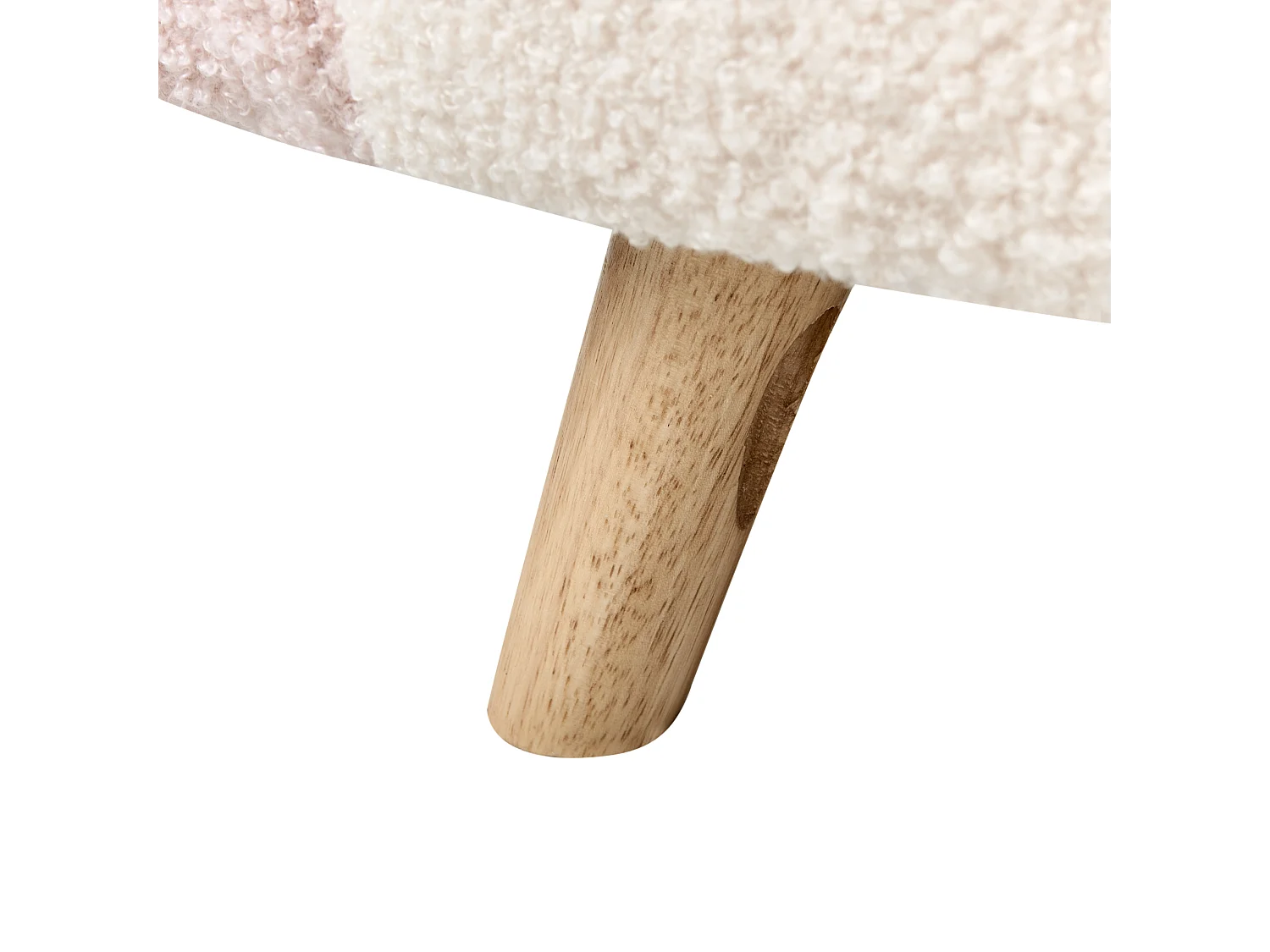 Fauteuil pour enfants Arc-en-ciel OMBO Bouclé Rose pastel