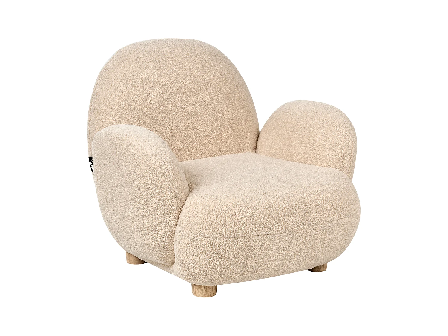 Kindersessel Bouclé beige HEM