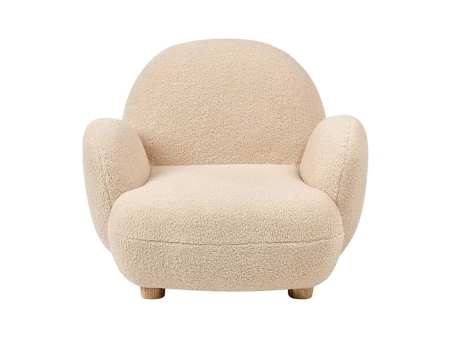 Kindersessel Bouclé beige HEM