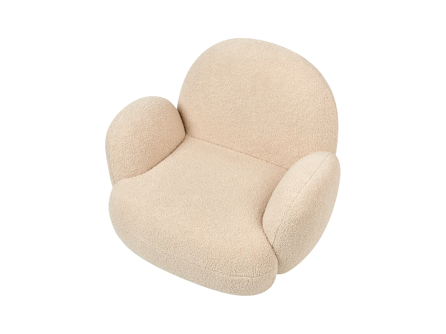 Kindersessel Bouclé beige HEM