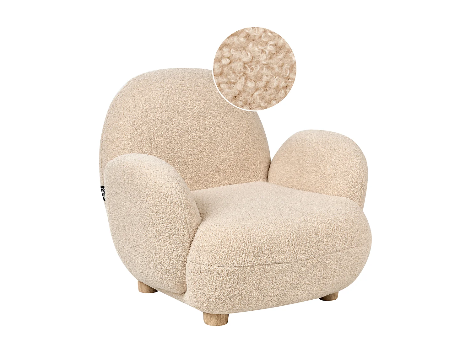 Fauteuil pour enfants HEM Bouclé Beige