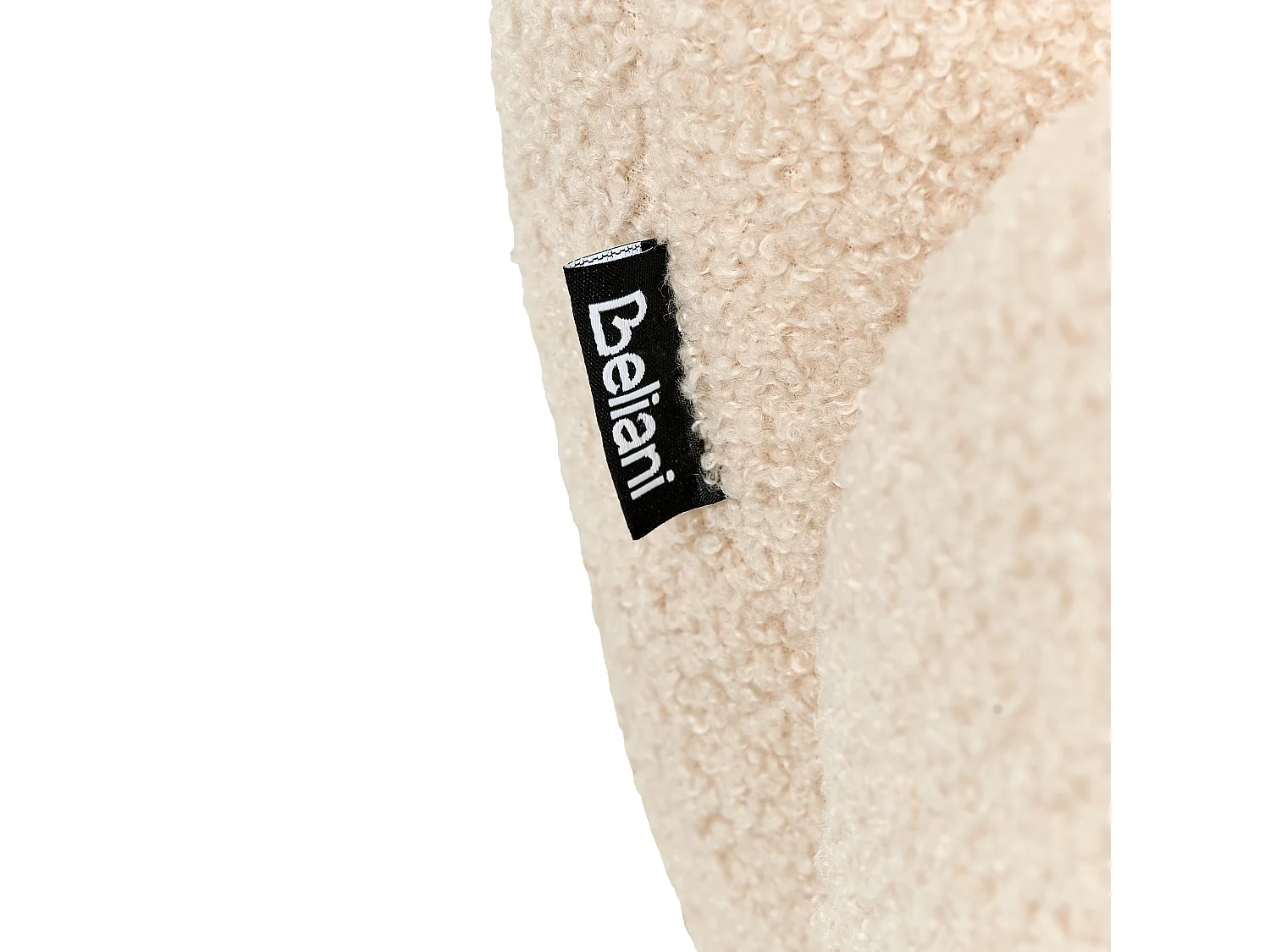 Fauteuil enfants en bouclé beige HEM