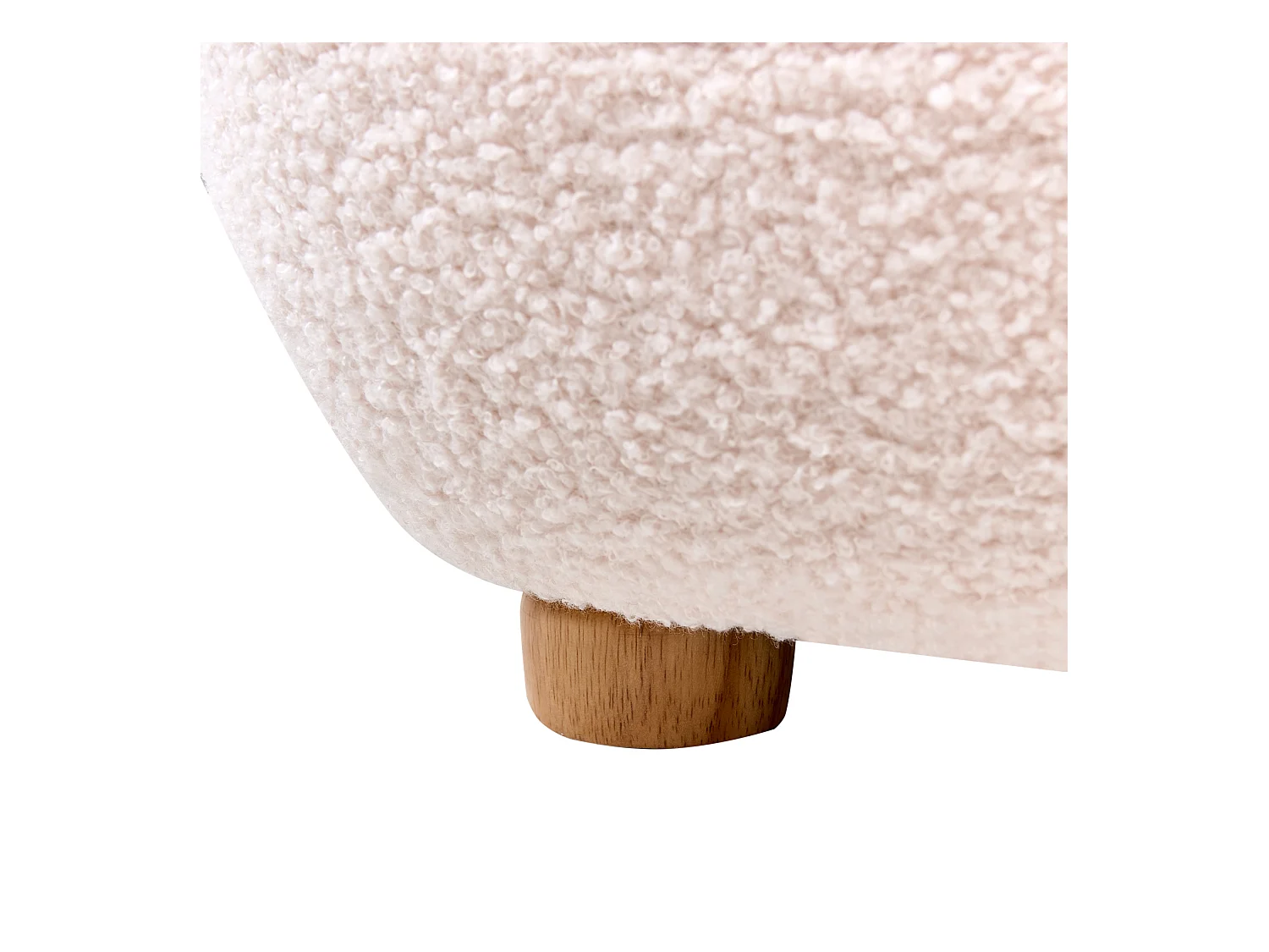 Kindersessel Bouclé pastellrosa HEM