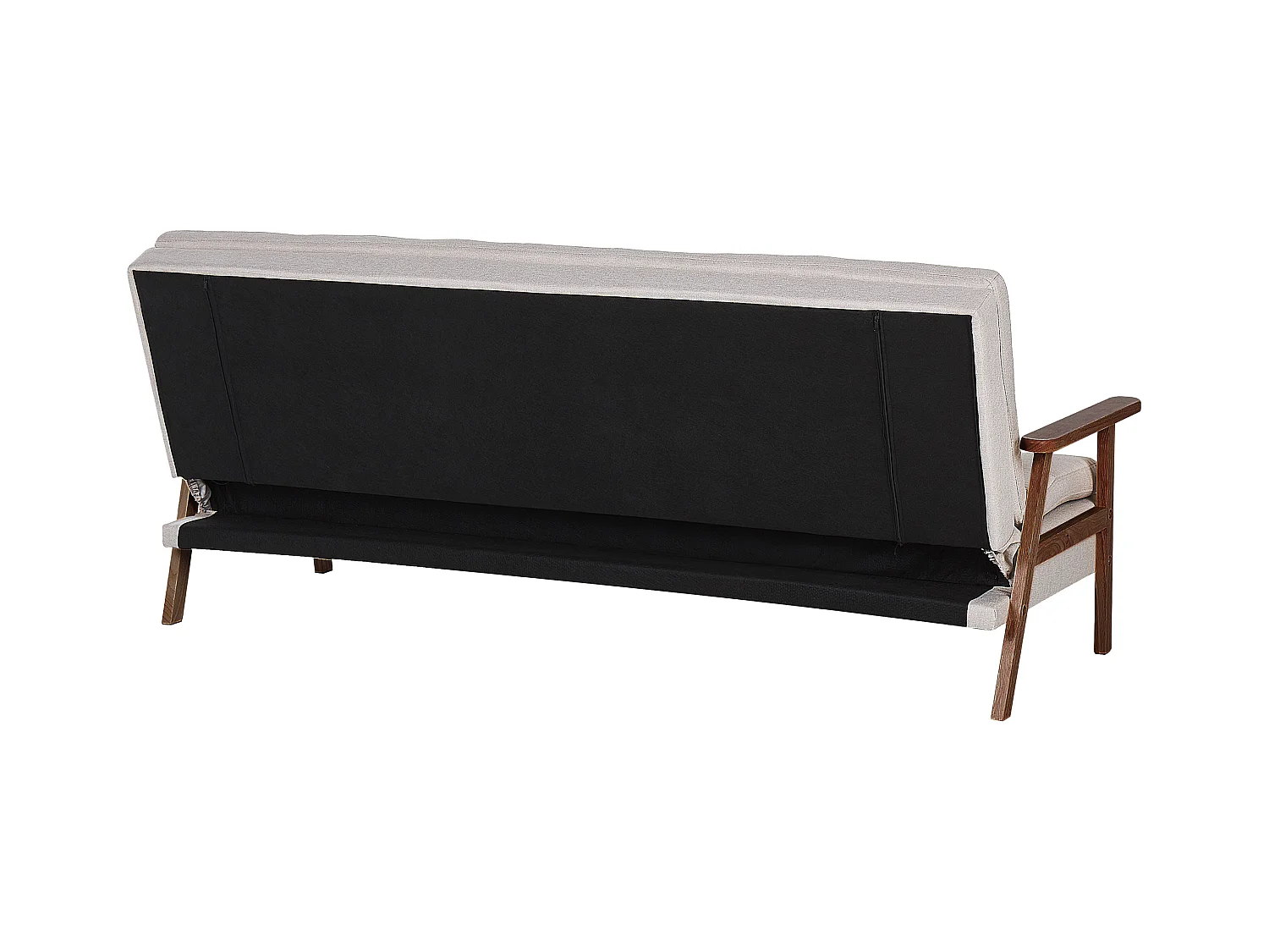 Canapé-lit 3 places TJORN Tissu Beige