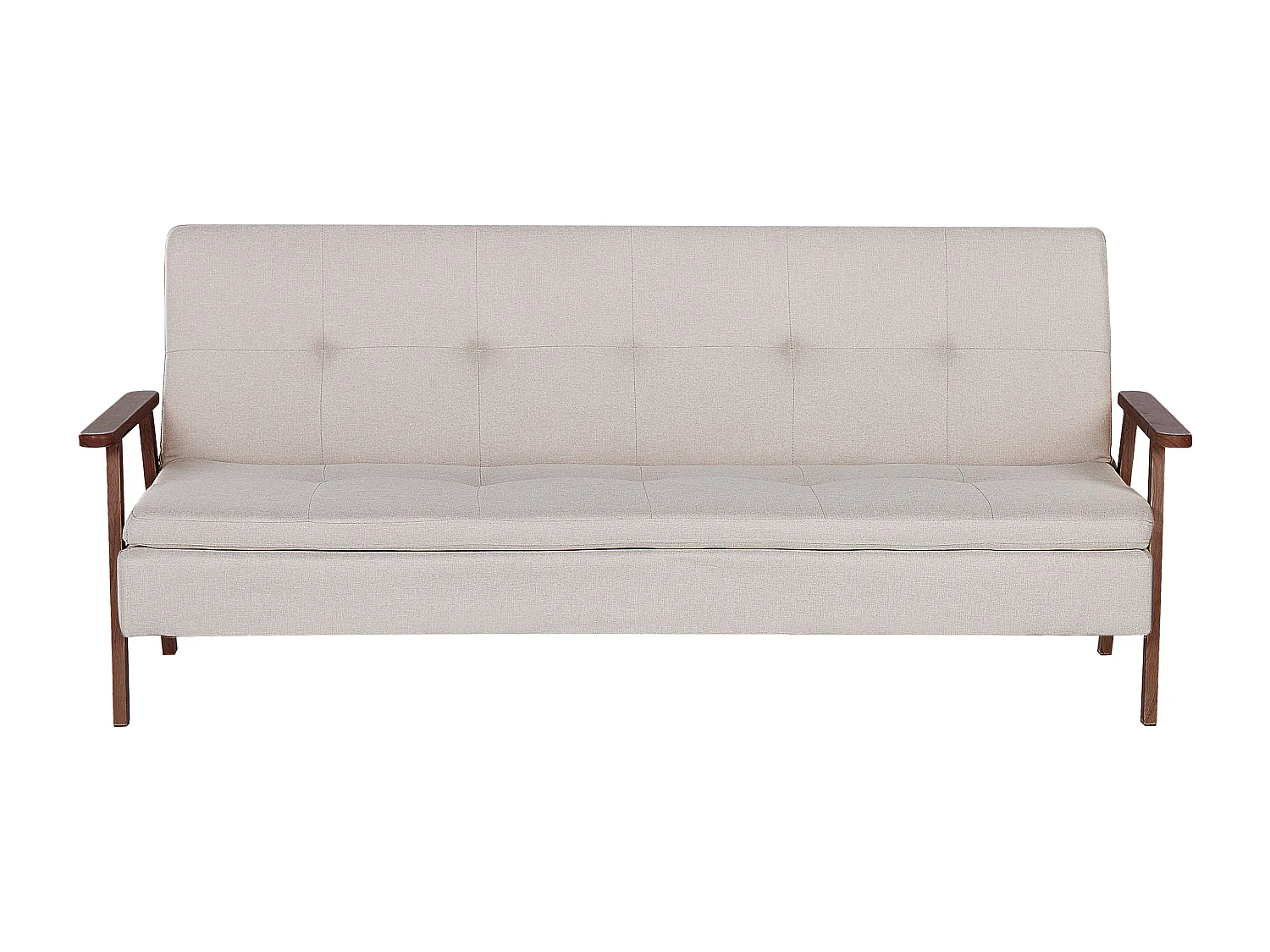 Schlafsofa TJORN Stoff Beige 3-Sitzer