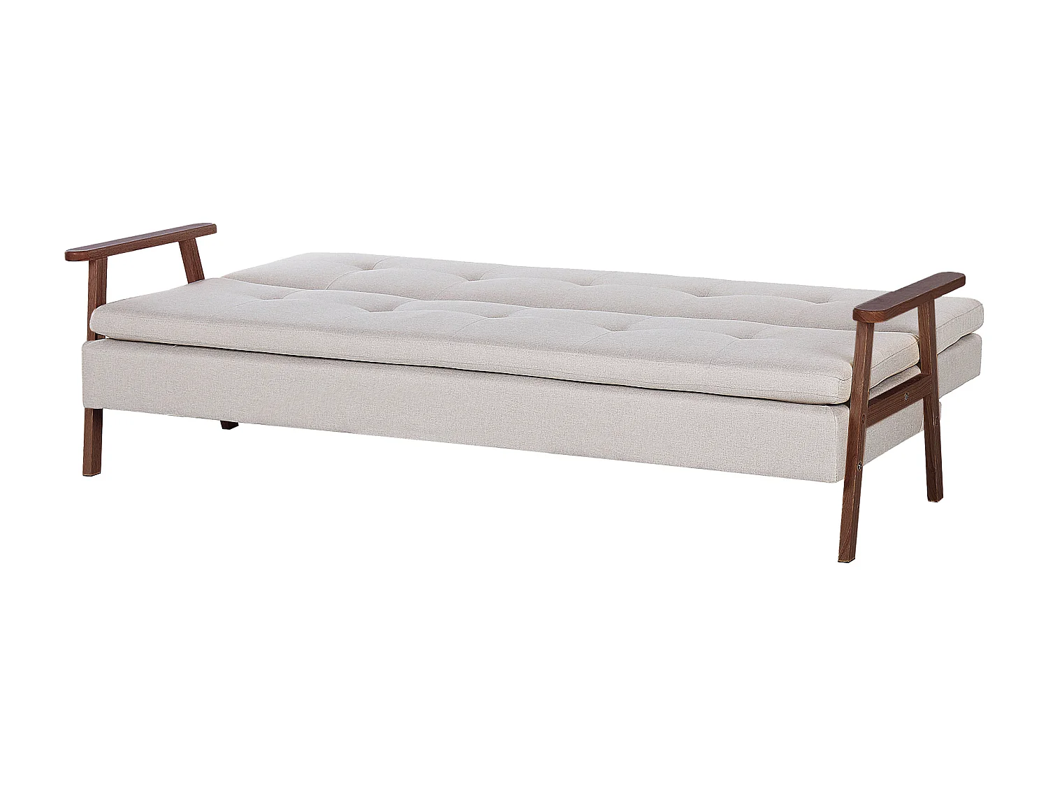 Schlafsofa TJORN Stoff Beige 3-Sitzer