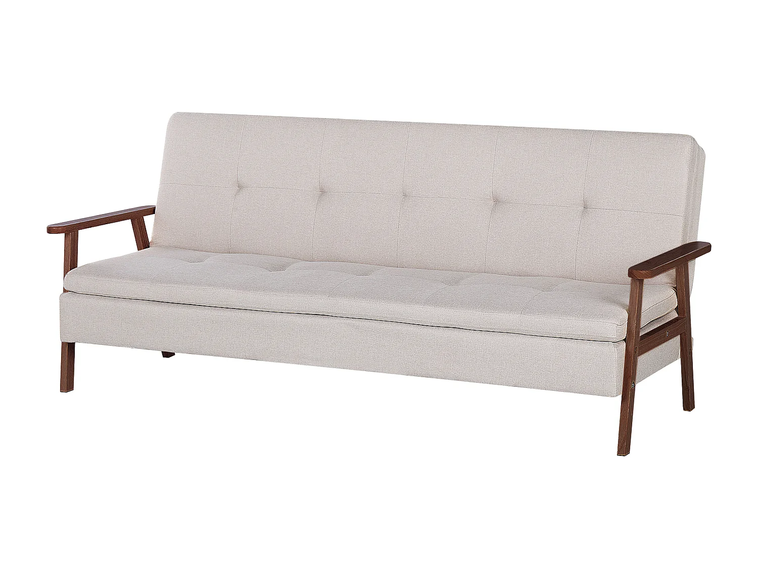 Schlafsofa TJORN Stoff Beige 3-Sitzer