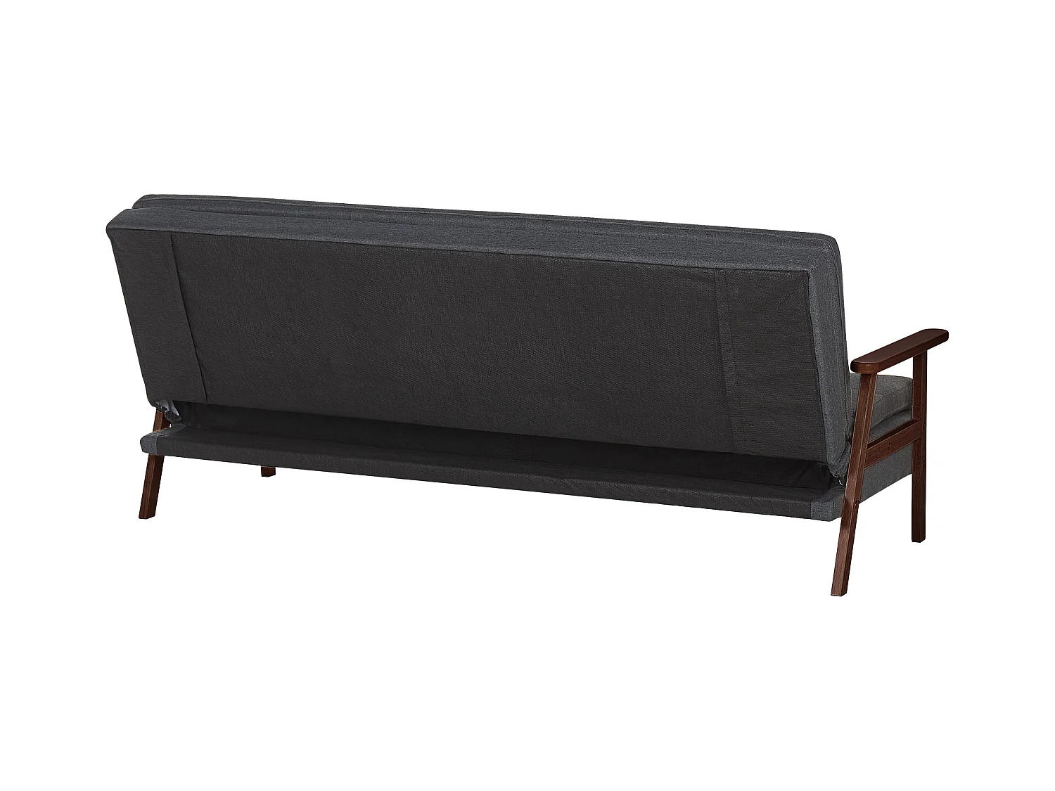 Sofa rozkładana TJORN Ciemnoszary dla 3 osób