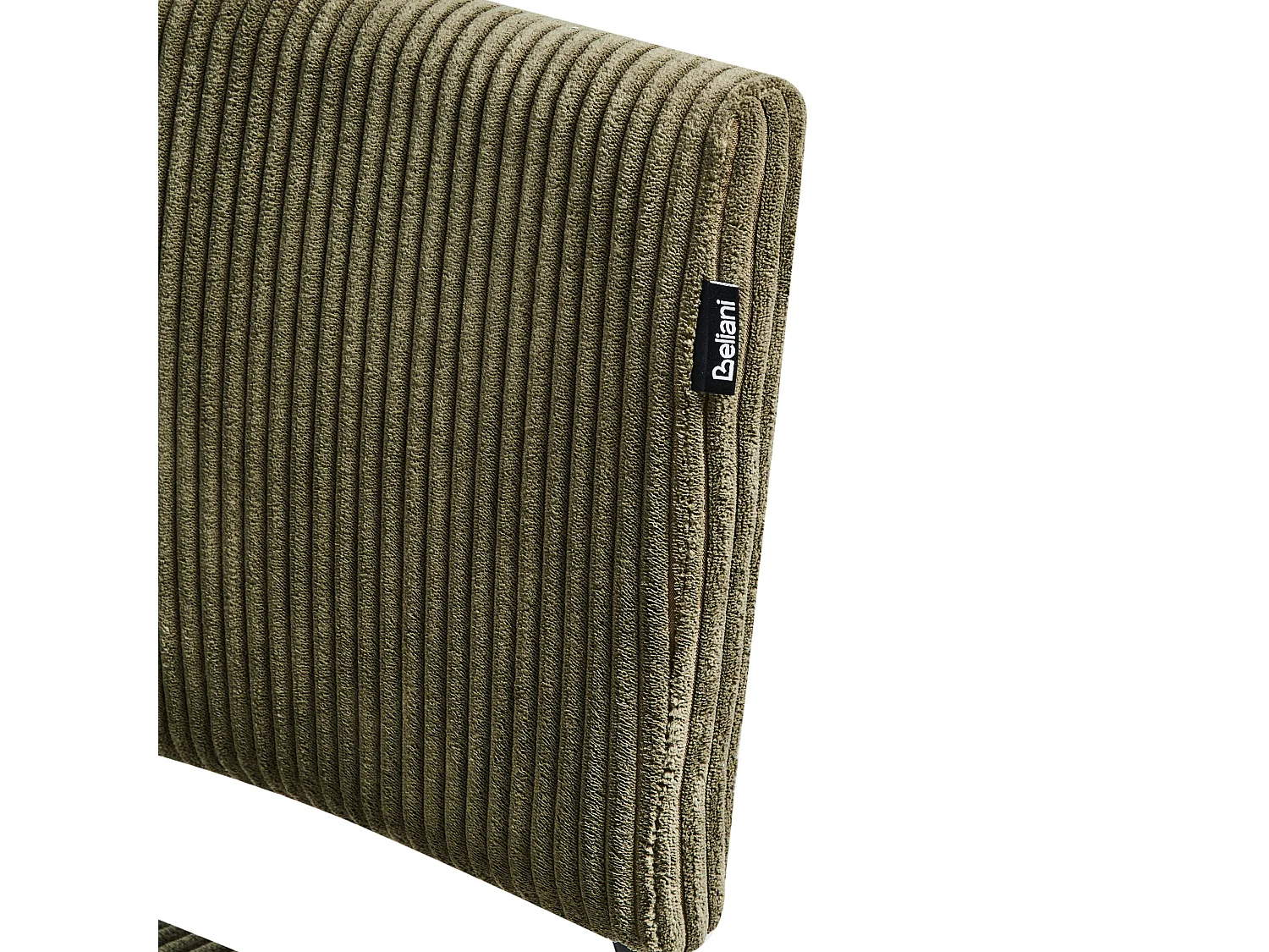 Zestaw 2 krzeseł do jadalni STURGIS Sztruks Oliwkowy