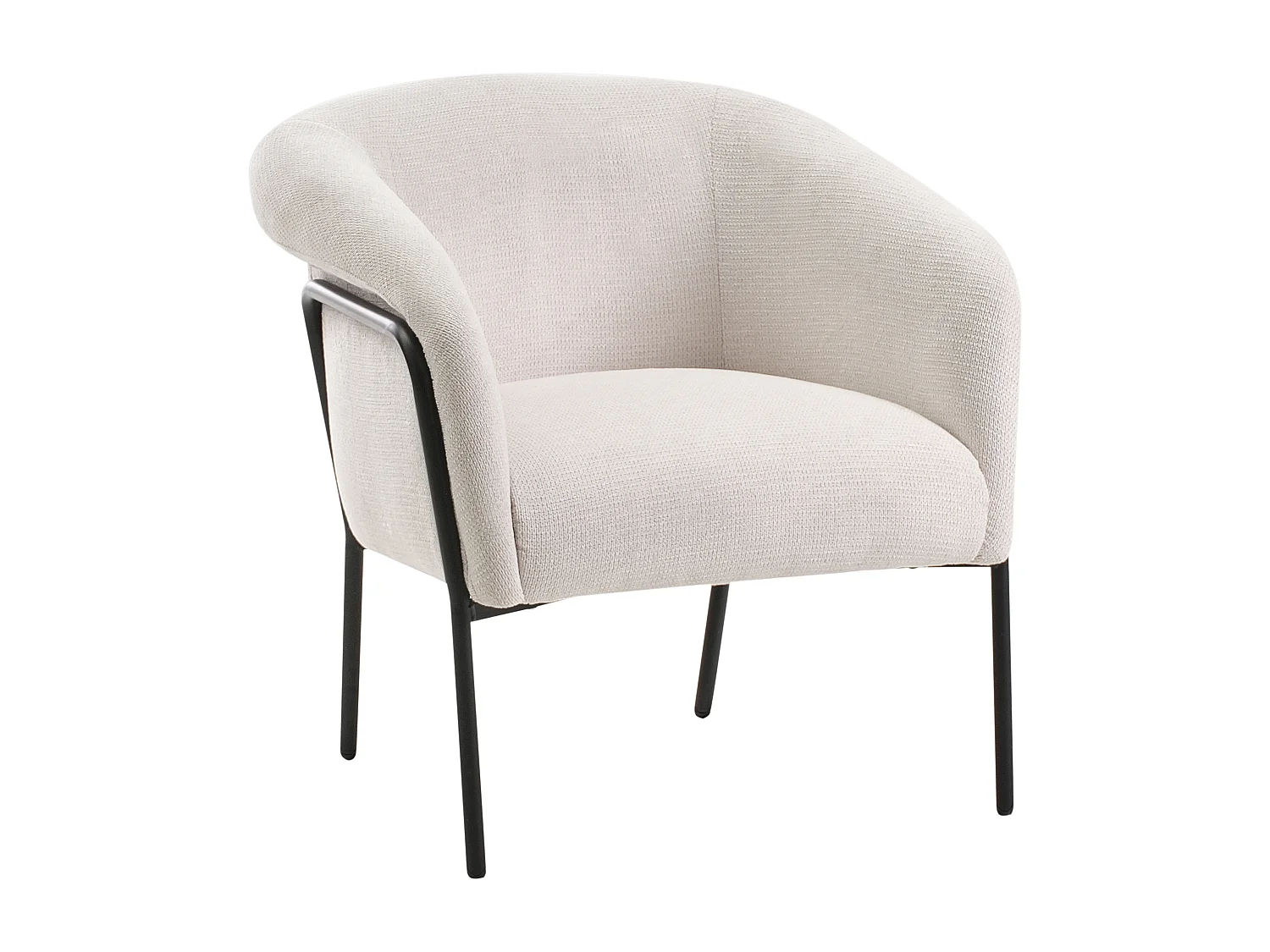 Poltrona KROSSEN Tessuto Beige chiaro