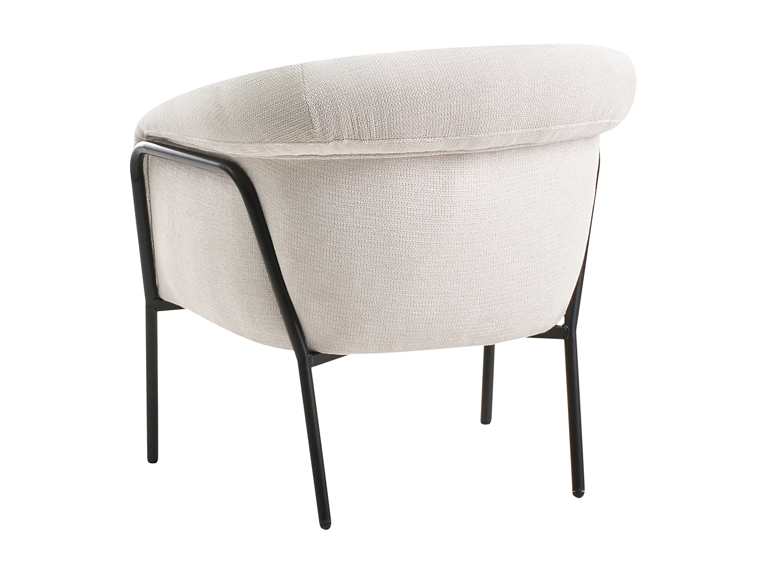 Poltrona KROSSEN Tessuto Beige chiaro