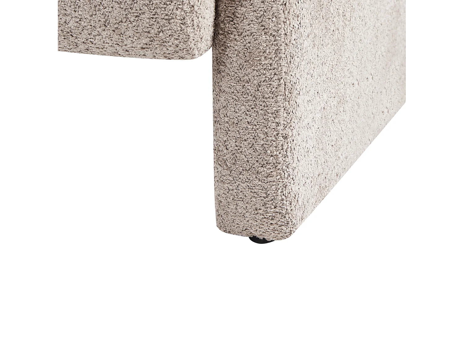 Fauteuil HALLSBERG Bouclé Taupe