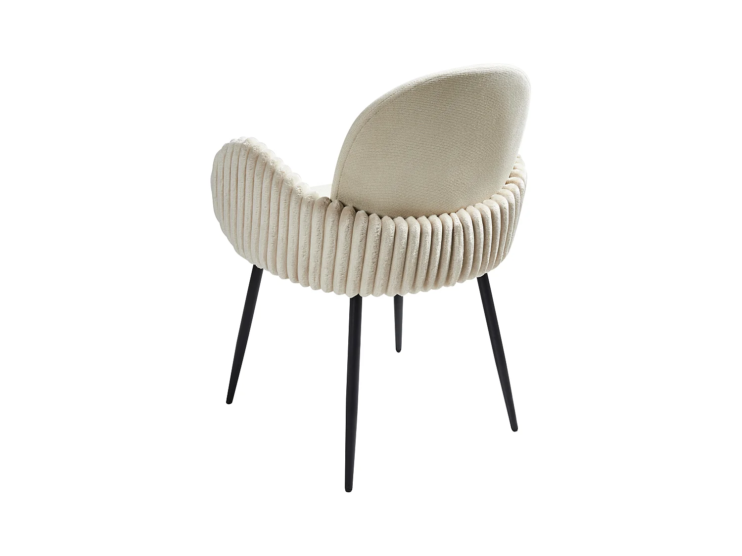 Zestaw 2 krzeseł do jadalni AMITY Jasnobeżowy