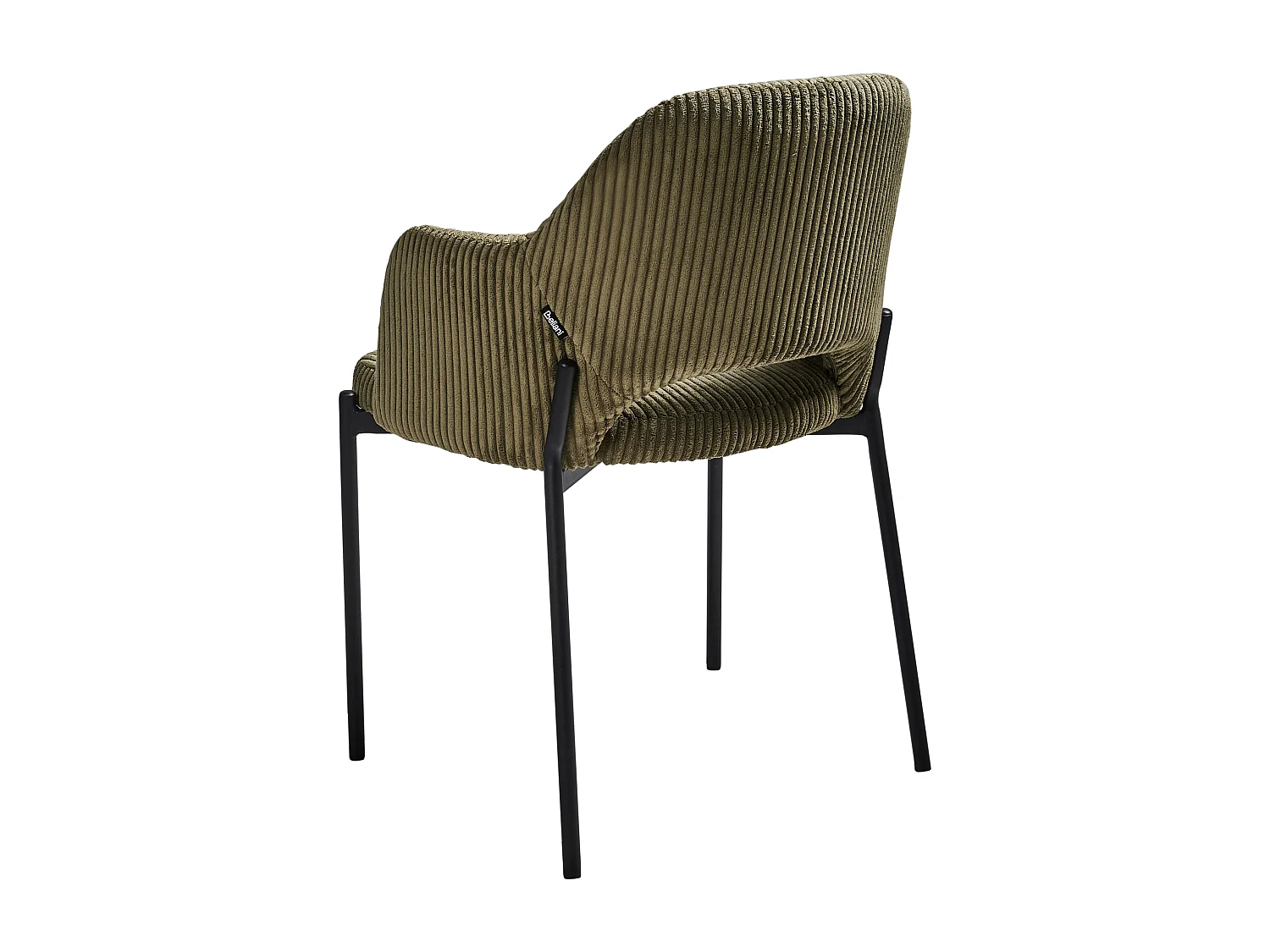 Zestaw 2 krzeseł do jadalni RATON Sztruks Oliwkowy