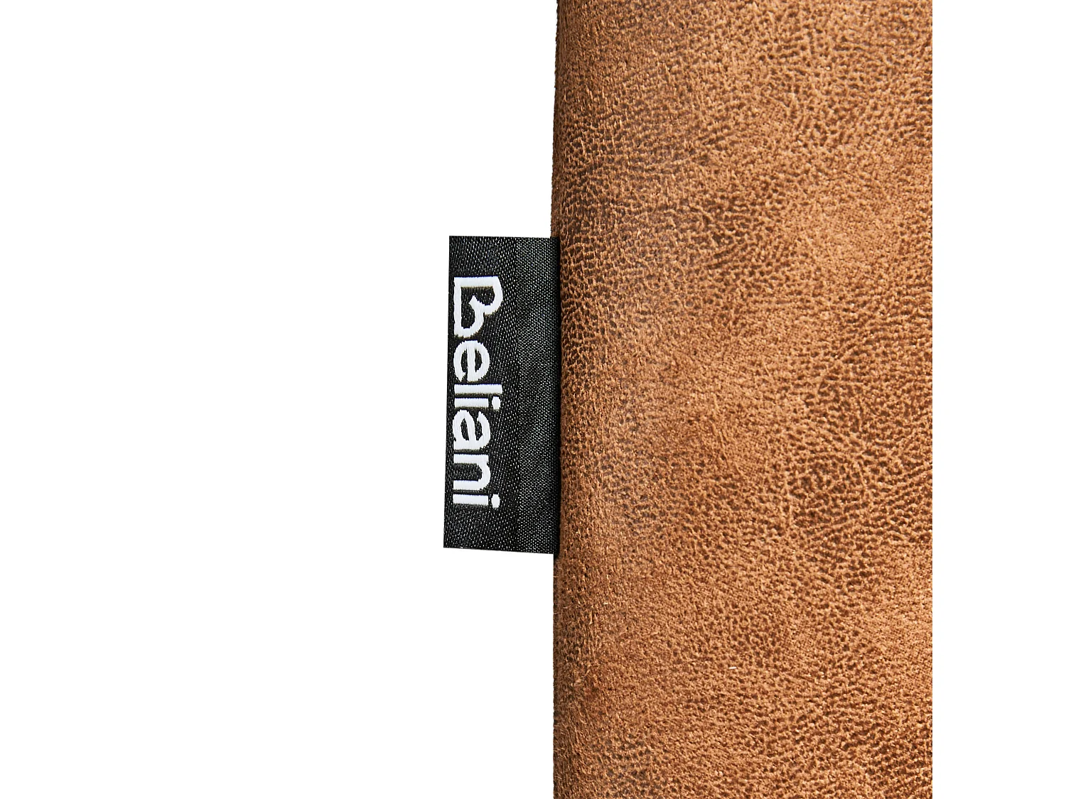 Lot de 2 chaises de salle à manger HAILEY Daim synthétique Marron doré