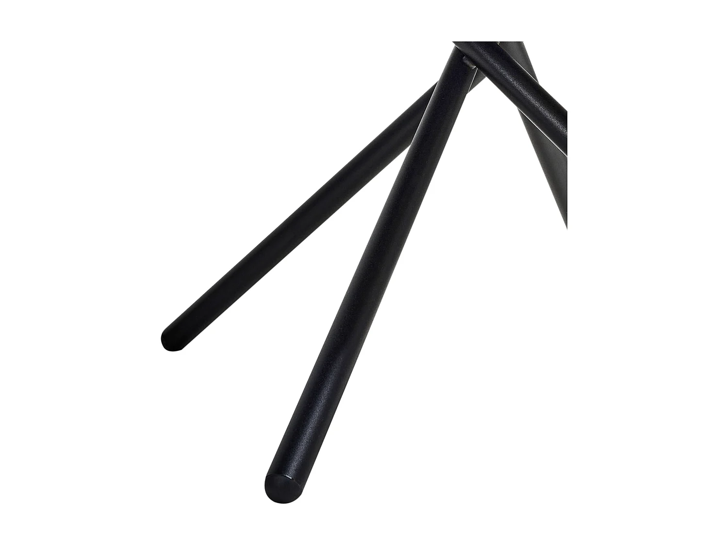 Lot de 2 chaises de salle à manger HAILEY Daim synthétique Marron doré