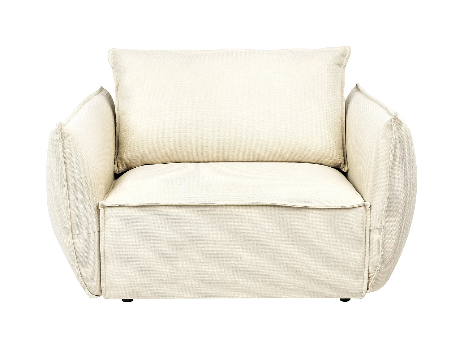 Fauteuil KUNES Tissu Beige clair