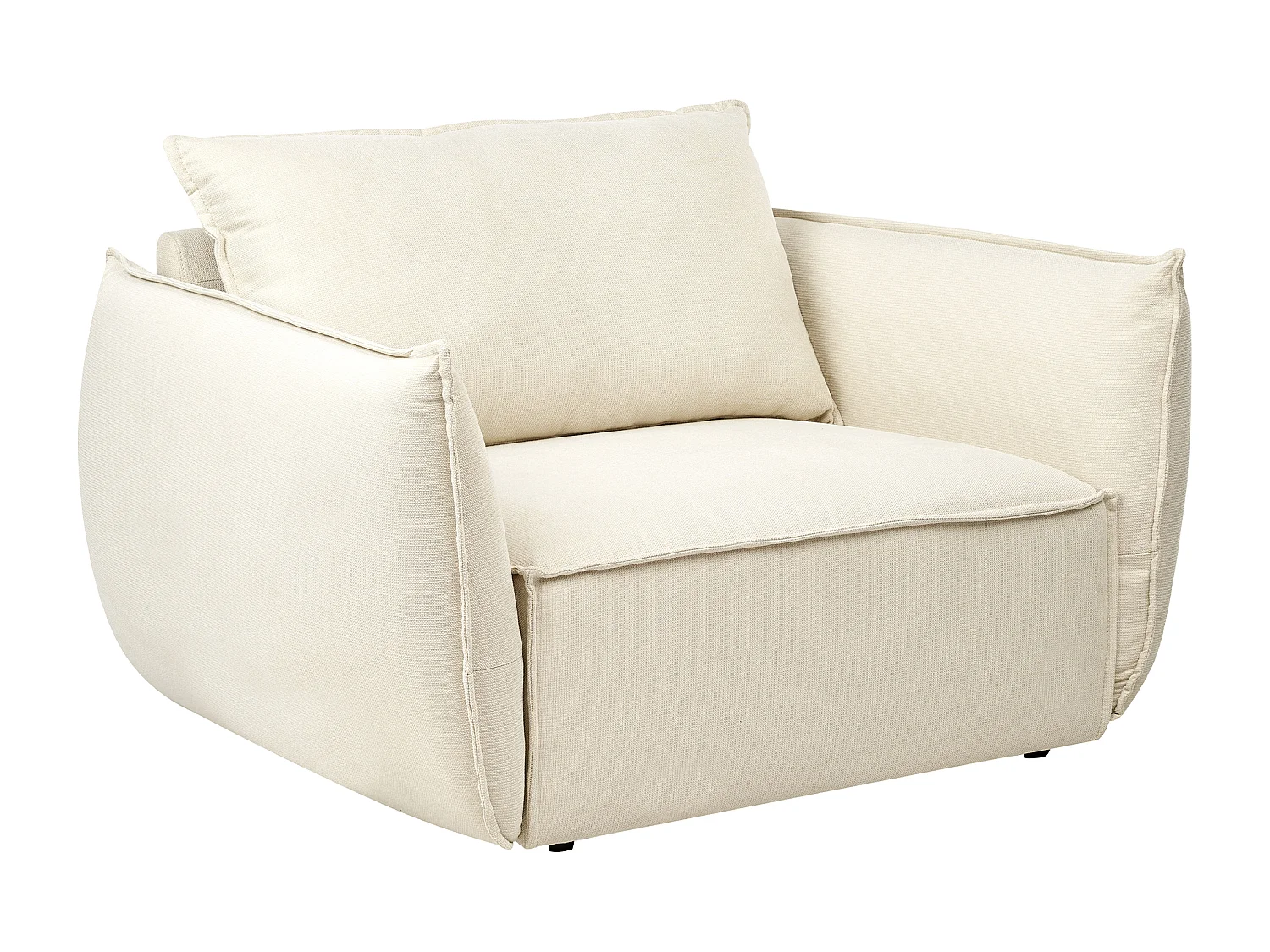 Fauteuil KUNES Tissu Beige clair