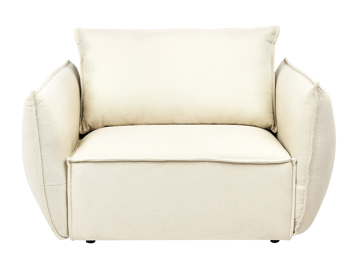 Fauteuil KUNES Tissu Beige clair