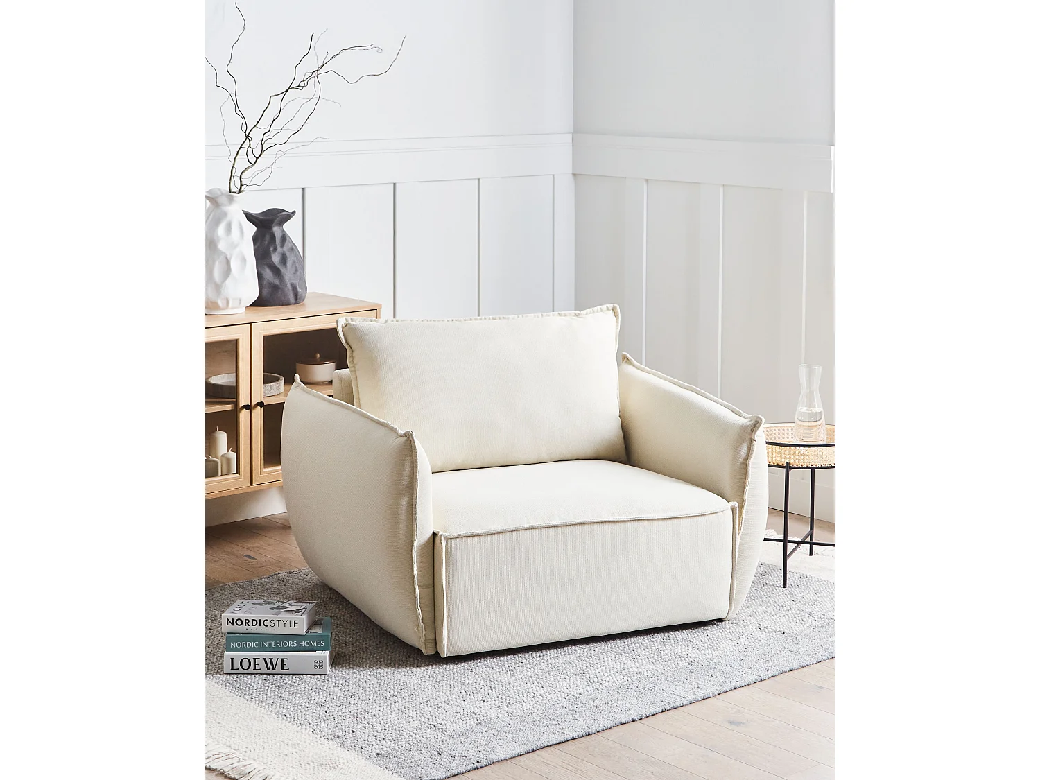 Poltrona KUNES Beige chiaro