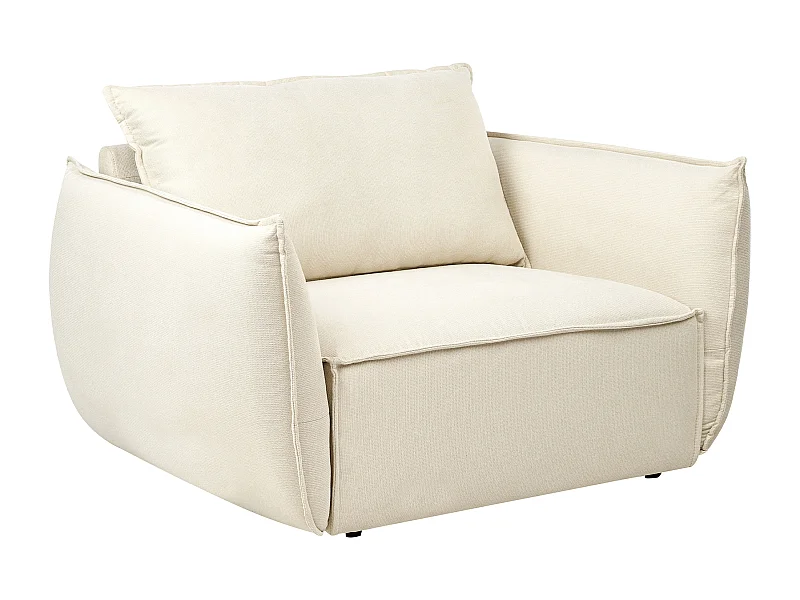 Fauteuil KUNES Tissu Beige clair