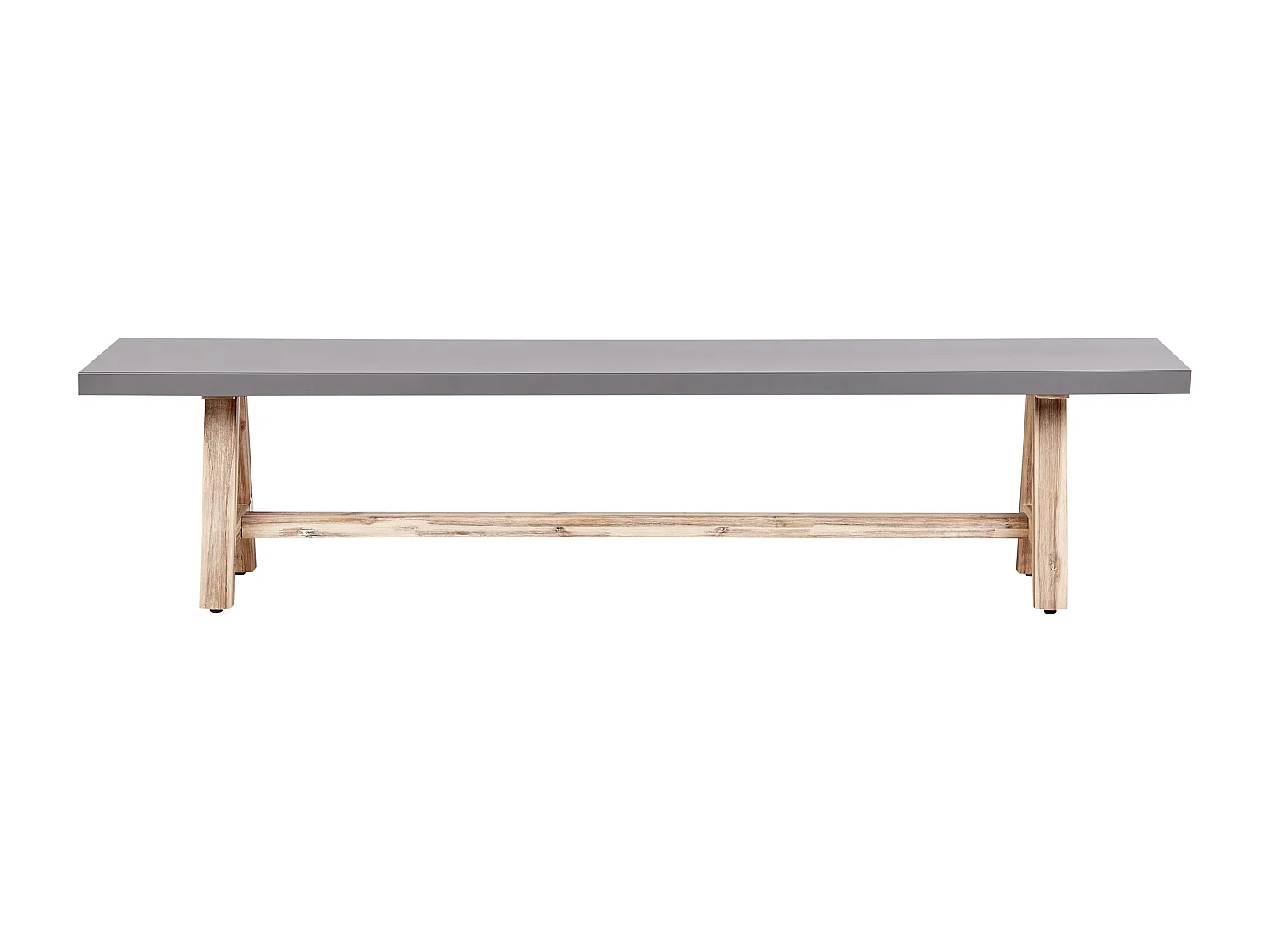 Banc de jardin TONNARE 200 cm Béton Gris