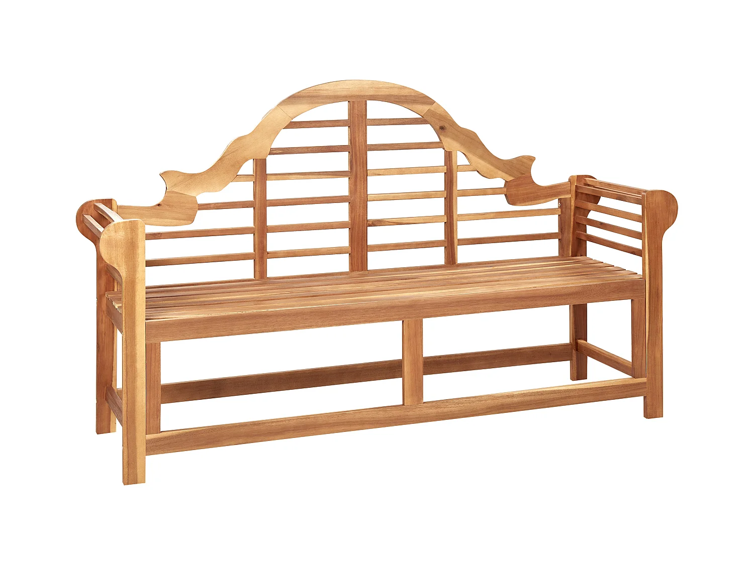 Banc de jardin MARLBORO 196 cm Acacia Marron clair