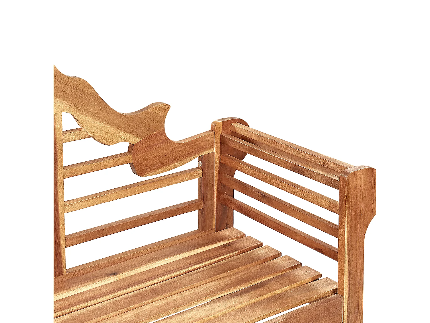 Ławka ogrodowa MARLBORO 196 cm Drewno akacjowe Jasnobrązowy