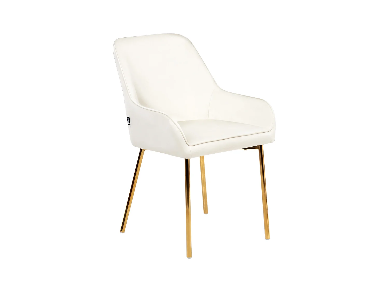 Lot de 2 chaises de salle à manger LOVERNA Velours Blanc cassé