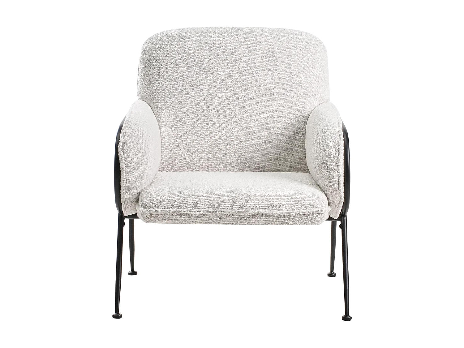 Fauteuil TRYSNES Tissu Beige clair