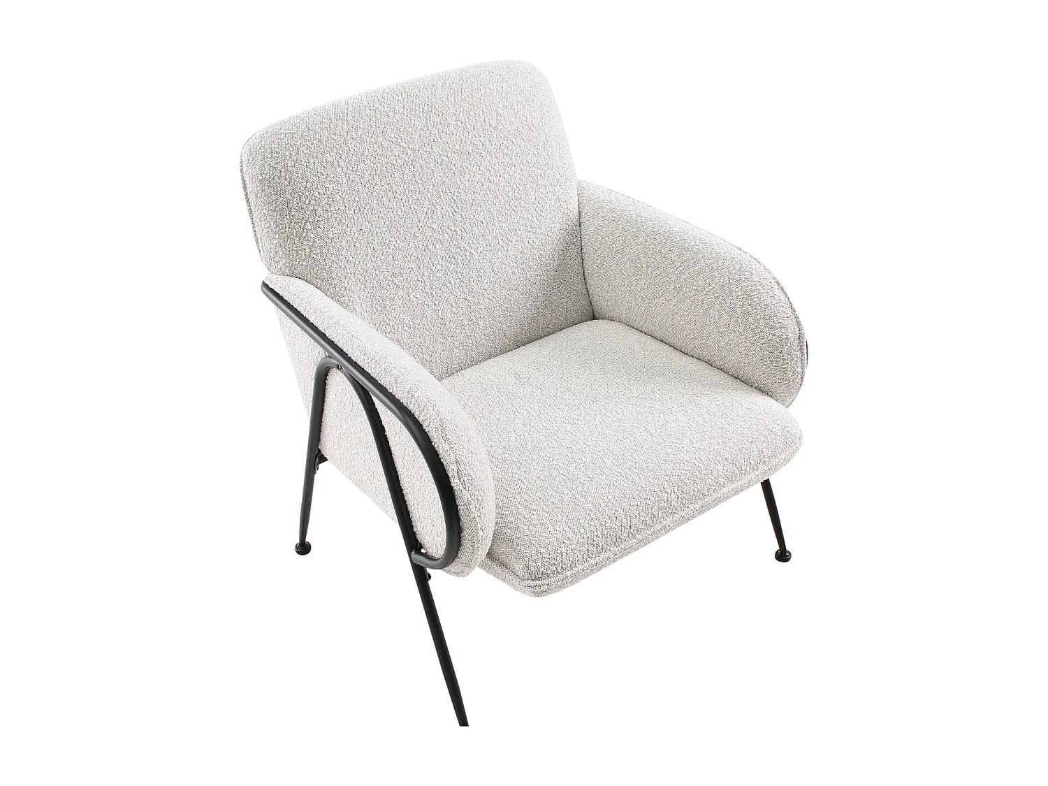 Fauteuil TRYSNES Tissu Beige clair