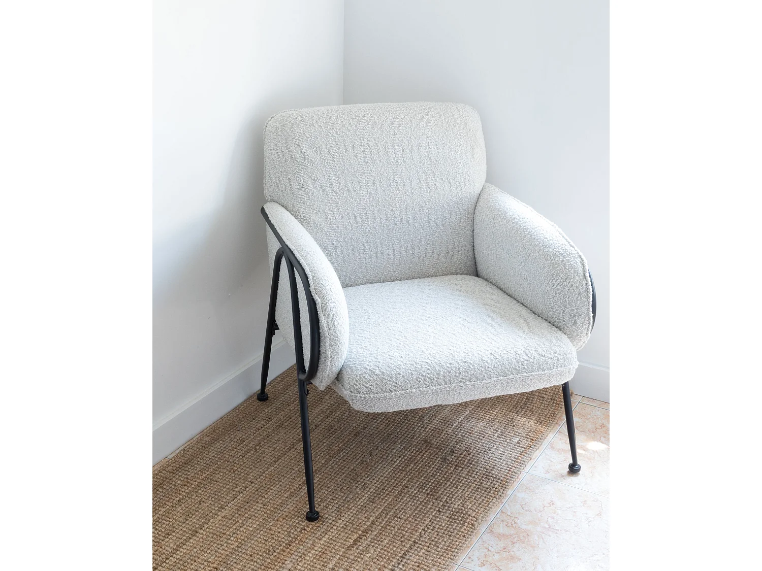 Sessel TRYSNES Stoff Beige