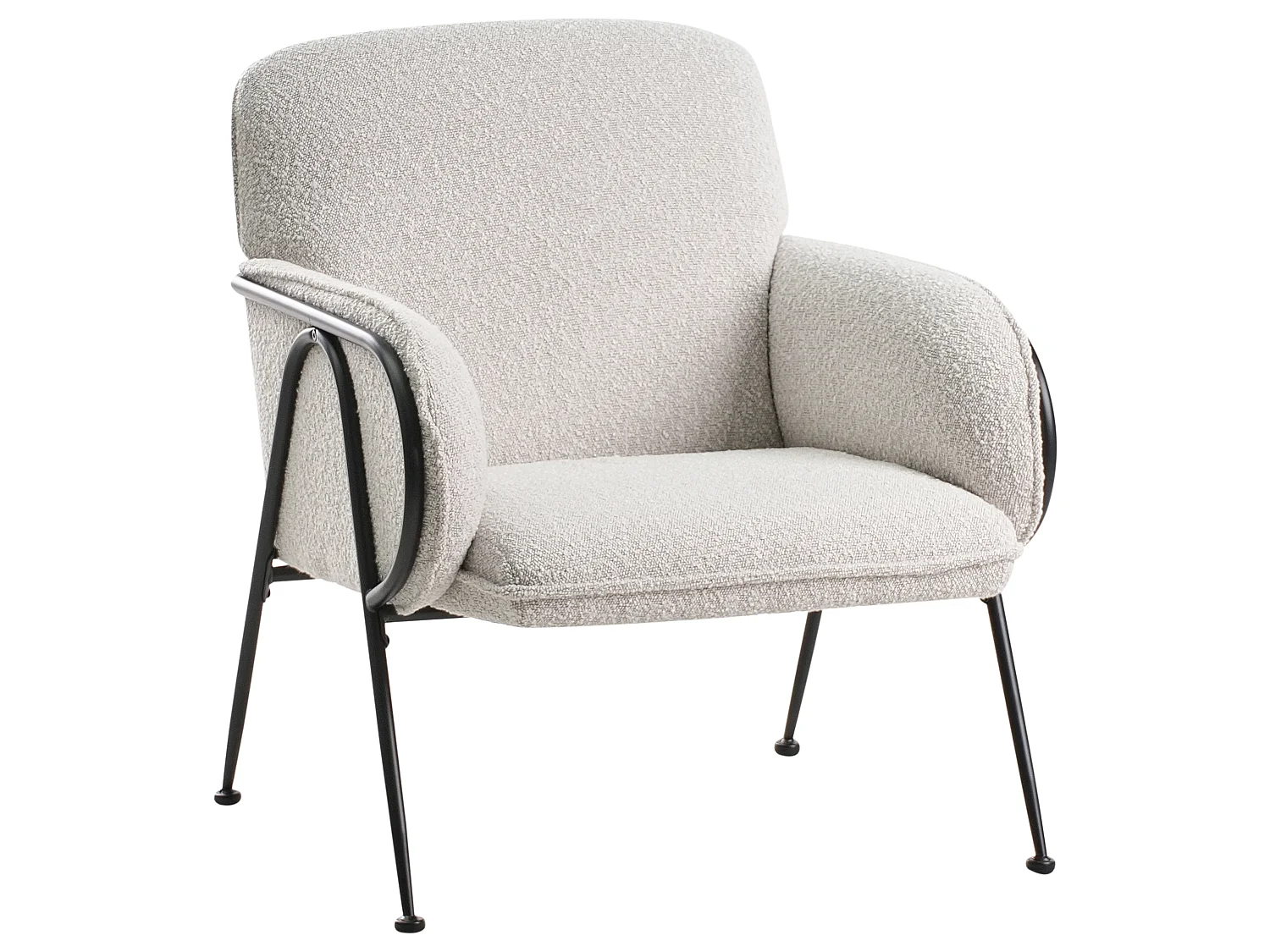 Fauteuil TRYSNES Tissu Beige