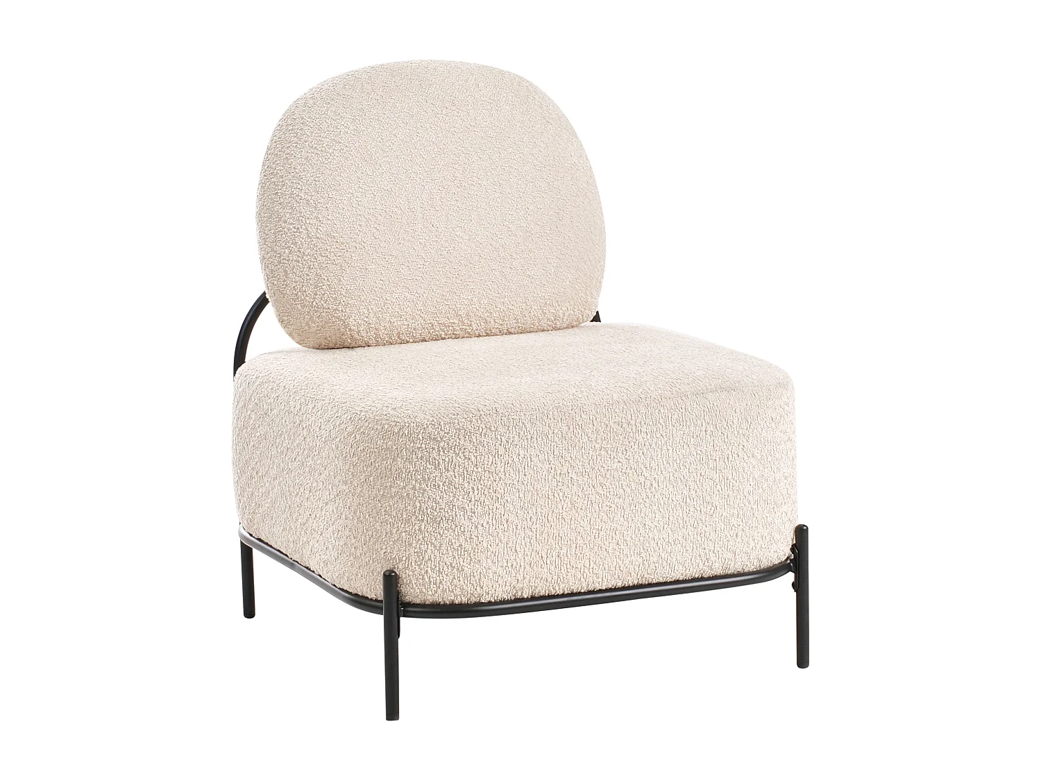Fauteuil LUNDE Tissu Beige