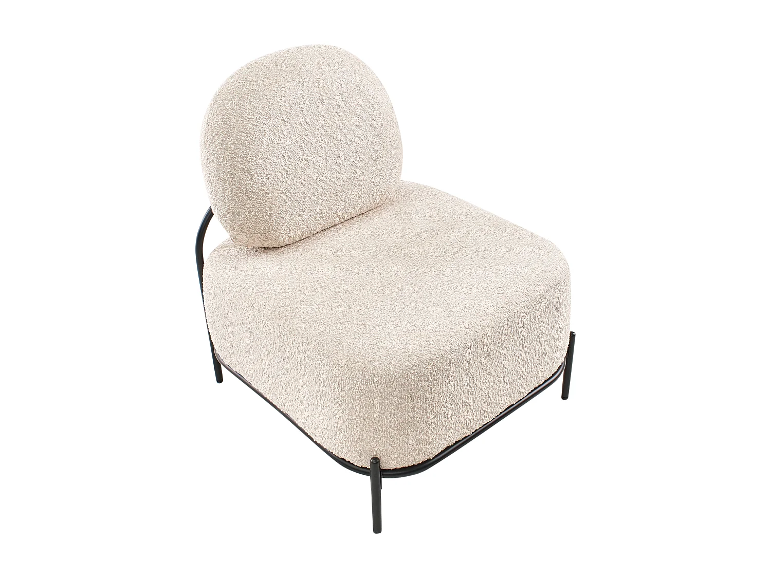 Fauteuil LUNDE Tissu Beige
