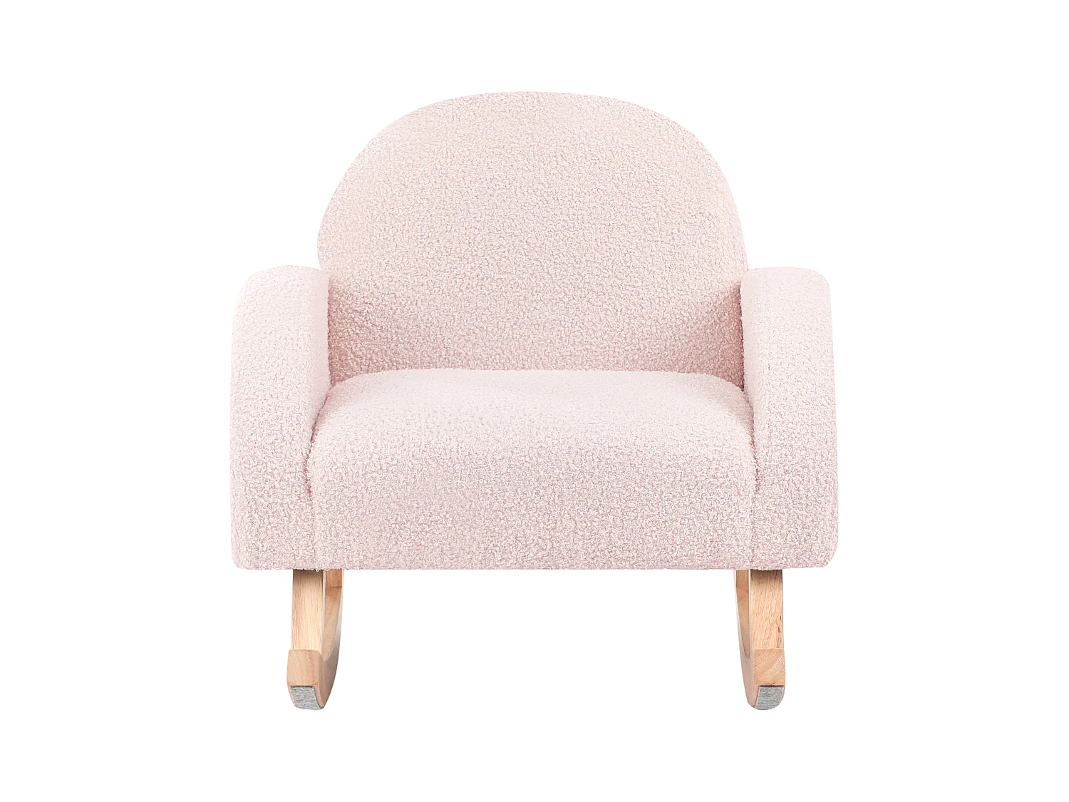 Kinder Schaukelstuhl Bouclé pastellrosa HUG
