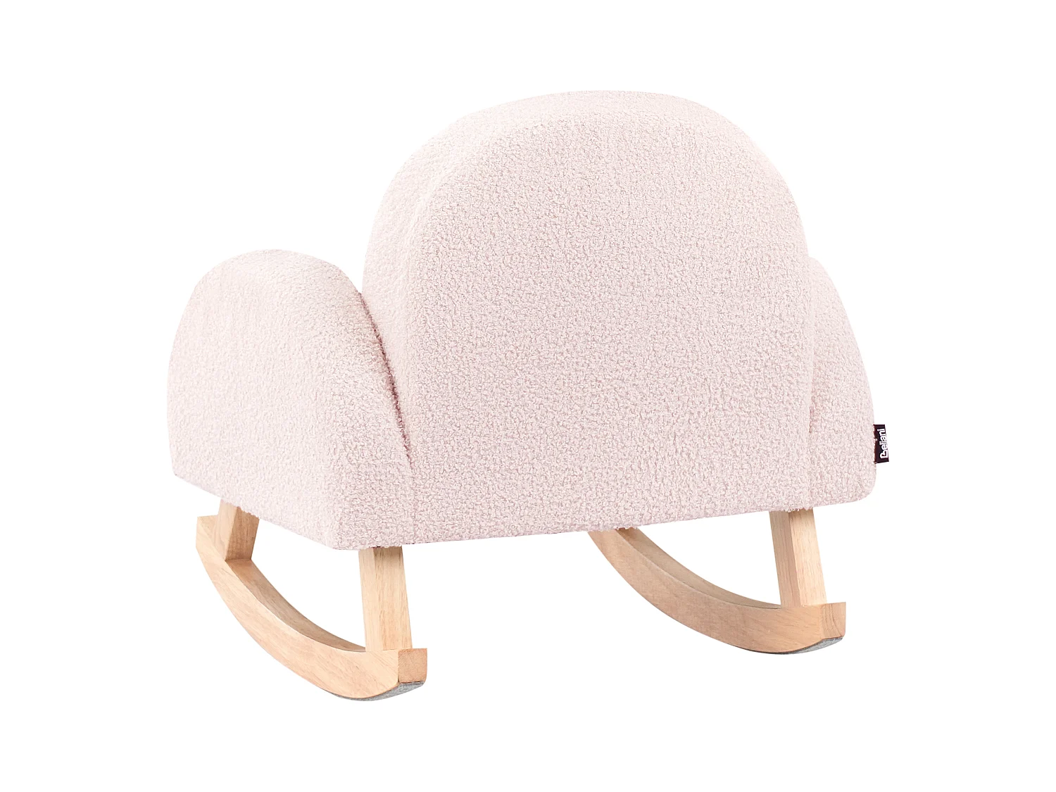 Kinder Schaukelstuhl Bouclé pastellrosa HUG