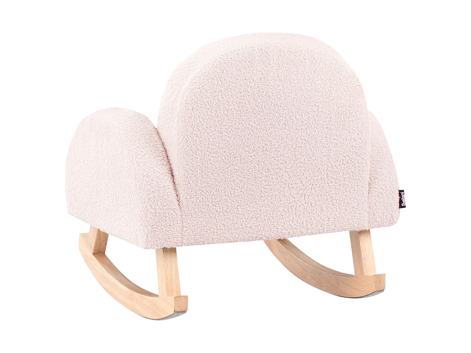 Kinder Schaukelstuhl Bouclé pastellrosa HUG