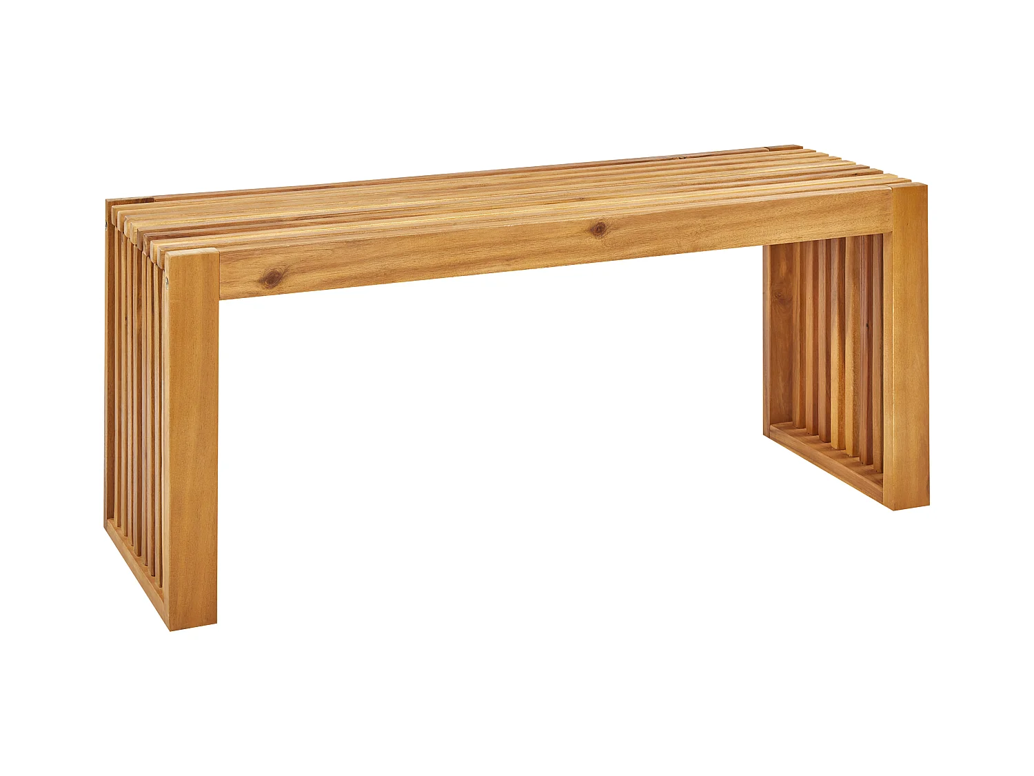 Banc de jardin BELLANO 105 cm Acacia Marron